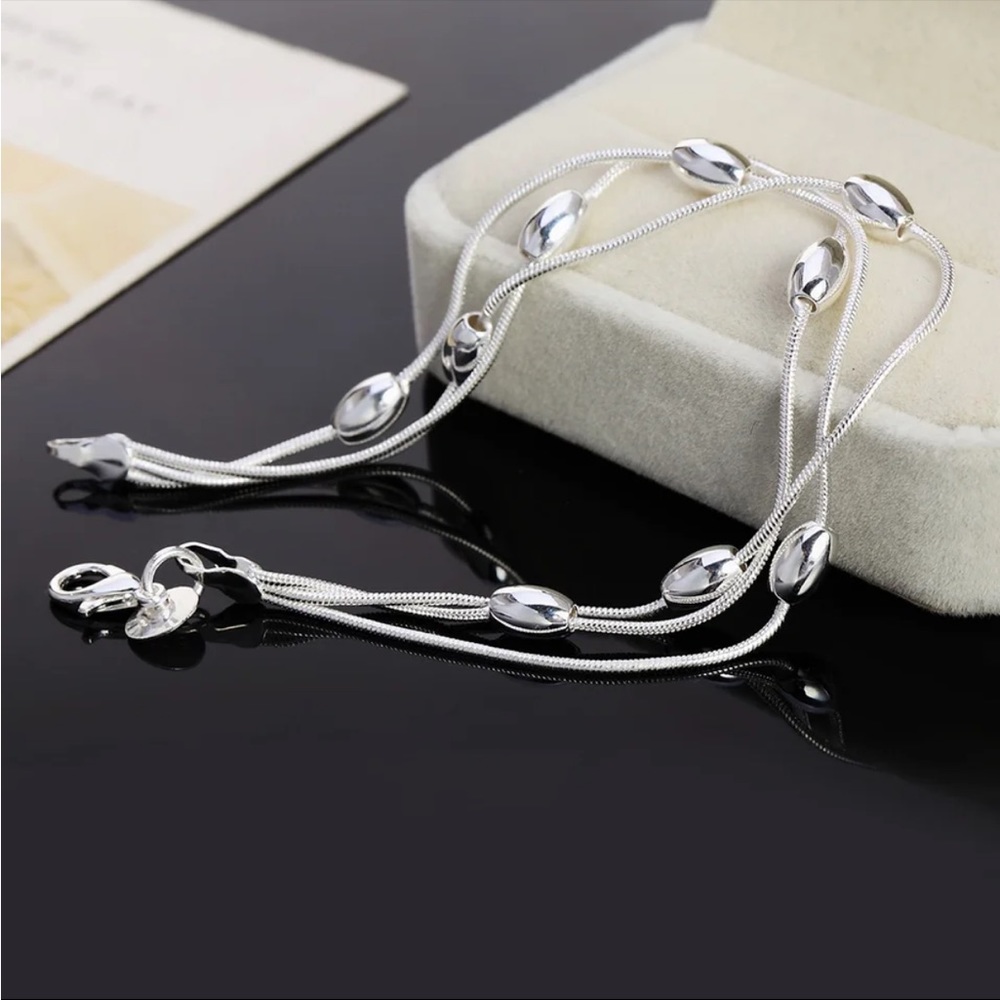 Sterling Silver Multilayer Bracelet - Picture 3 of 4